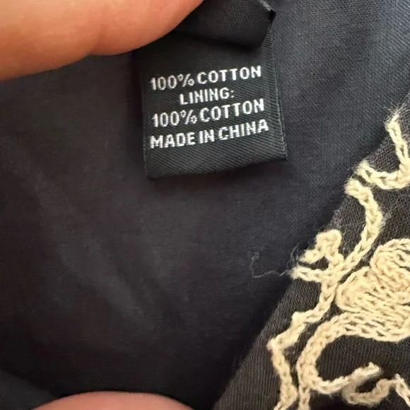 J. Crew Mirabel Embroidered Sleeveless Shift Dress Tan Cream Gray Cotton Size 12 - Picture 9 of 11